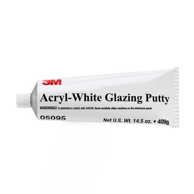 3M(TM Acryl-White Putty, 05095, 14.5 oz Tube, 12 per case