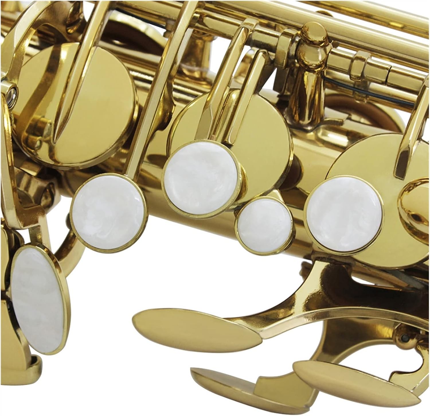 Alto Saxophone EB E Flat Woodwind Instrument Brass Sax with Box & Mouthpiece