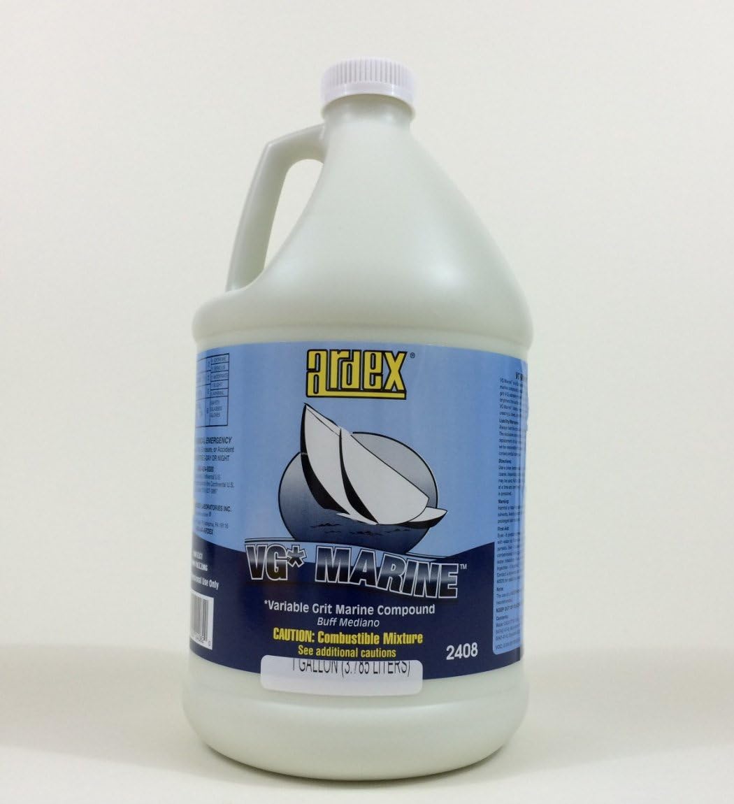 Ardex Labs Clearcoat-Gelcoat - Swirl Free - Automotive - Marine Crossover Rubbing Compound - Gal.
