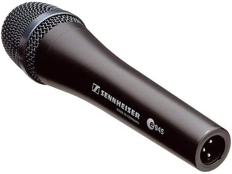 Sennheiser e945 Supercardioid Dynamic Handheld Vocal Microphone with Tripod Microphone Stand & 20' XLR Cable