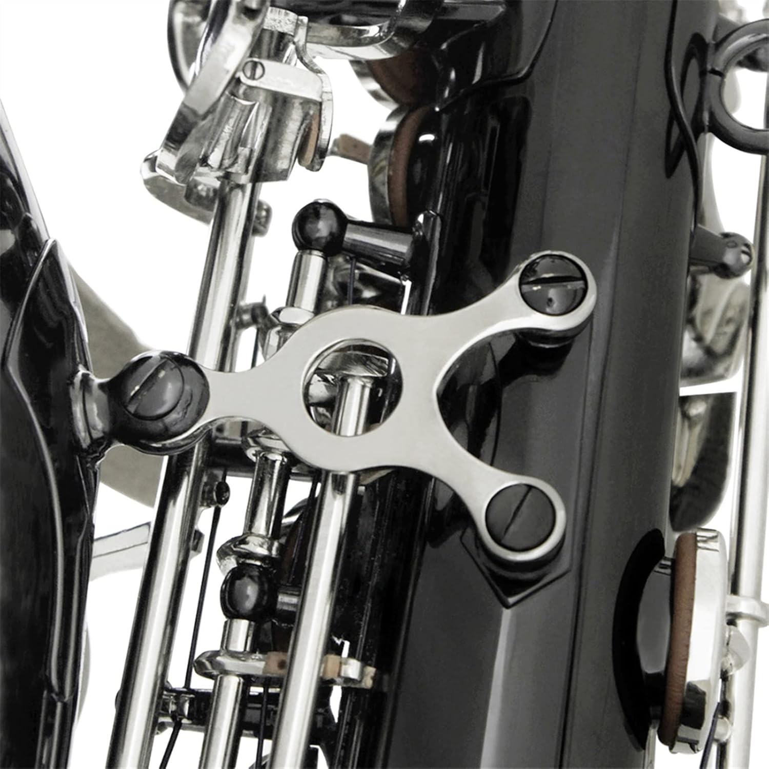 Sax Beginners Kit Saxophone Brass Nickel Plated Black Bb Tone Sax B Flat Saxfone Woodwind Musical Instrument with Case Accessories Wind Instrument