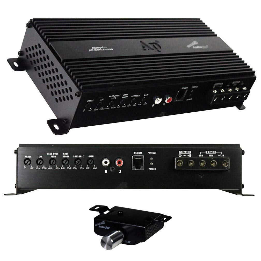 Audiopipe APMCRO-1800 Micro Monoblock Class D Amplifier 800W Max