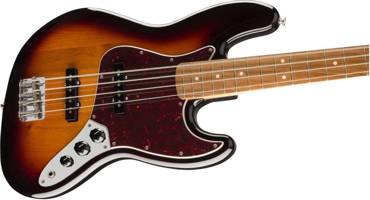 Fender Vintera 60s Jazz Bass, 3-Color Sunburst, Pau Ferro Fingerboard