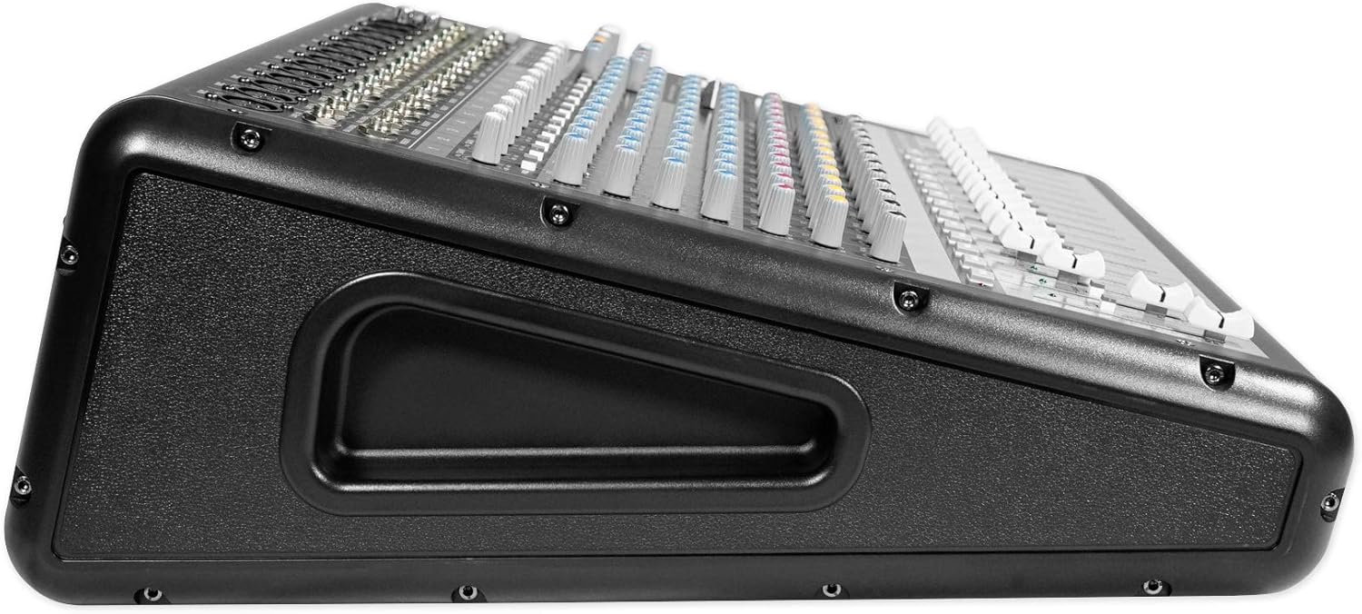 Rockville RPM1470 6000W Peak 14-Channel Powered Mixer, 750W RMS x 2 at 4 Ohm, USB/Bluetooth, 24-Bit Effects, 14 XDR2 Mic Preamps, for Live Events/Church Bands
