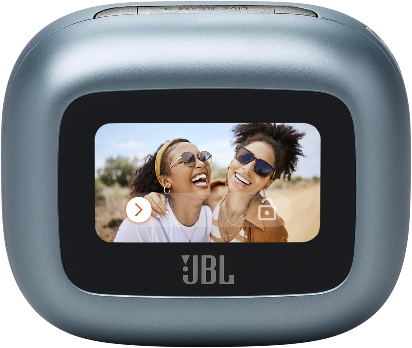 JBL Live Beam 3 True Wireless Noise Cancelling Earbud Bundle with gSport Case (Blue)