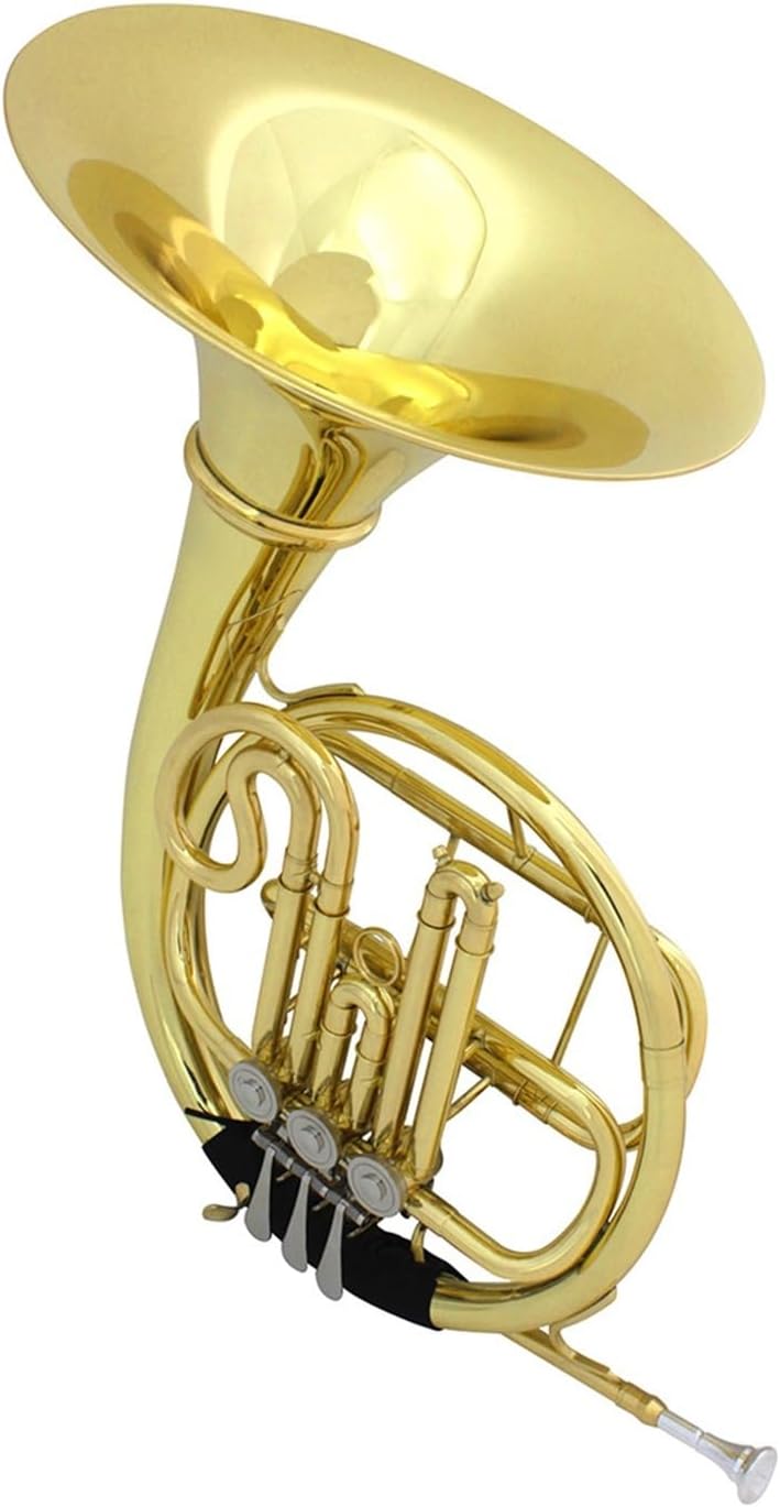 B flat 3 key French horn single row split brass instrument