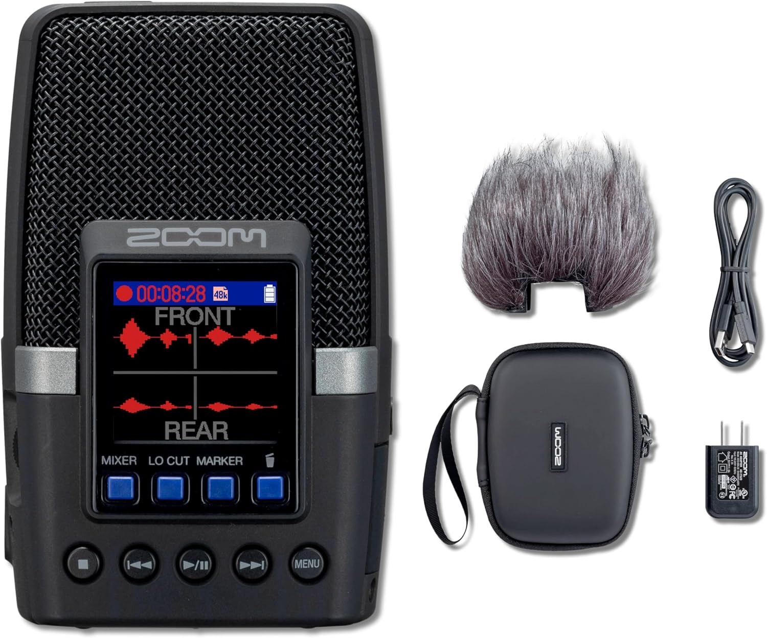 Zoom H2essential Multi-Mic Handy Recorder with APH-2e Accessory Pack