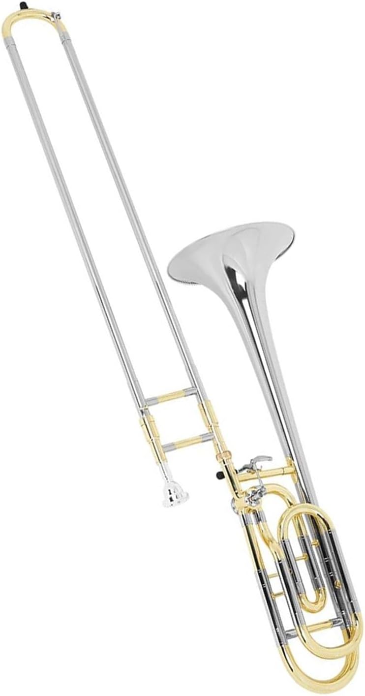 Professionals euphonium Silver Horn Tuning Slide Tone Profesional Brass Musical Instrument Gold Tube Bb/F Tenor Trombone