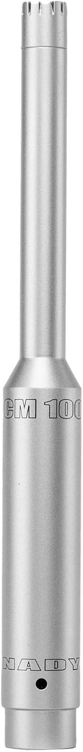 Nady CM-100 Reference Measurement Condenser Microphone - for use with Real-time analyzers for Precise Room Acoustic alignments