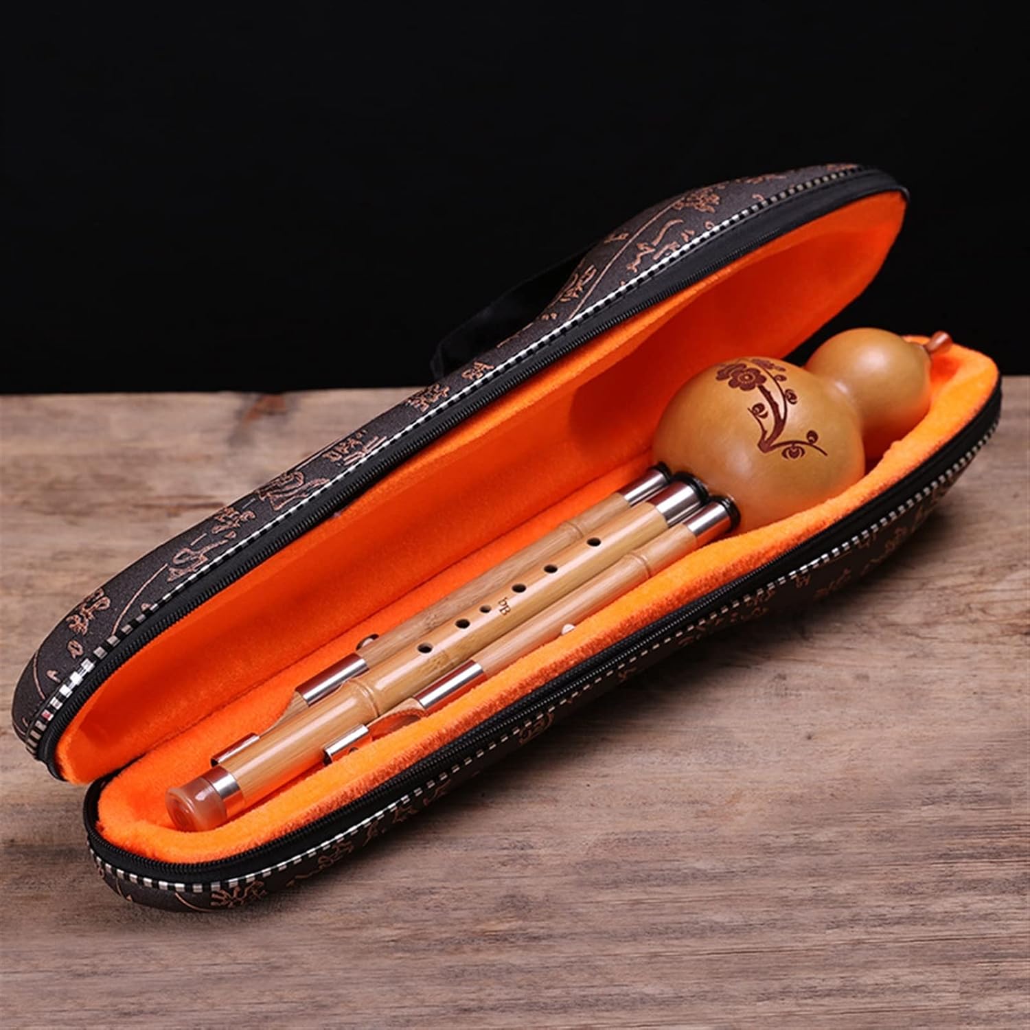 FLFL Hulusi Hulusi Musical Instrument C, B, G/F/D, Students, Beginners, Adults, Self-Study (Color : D Key)