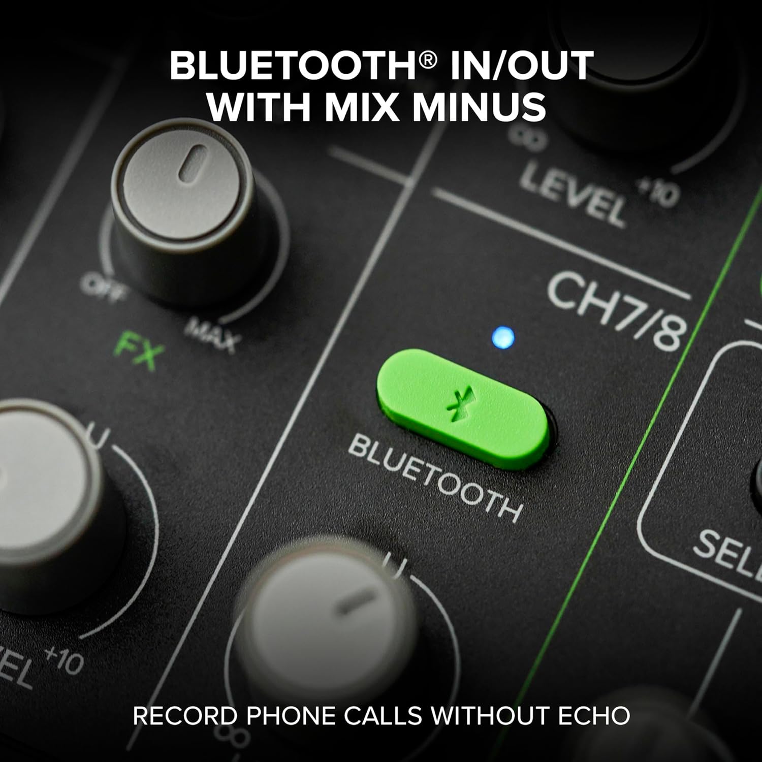 Mackie MobileMix 8-Channel USB-Powerable Mixer for Streaming and Recording with Smartphones and DSLR Cameras, Live Streaming with Instruments, Microphones, Bluetooth