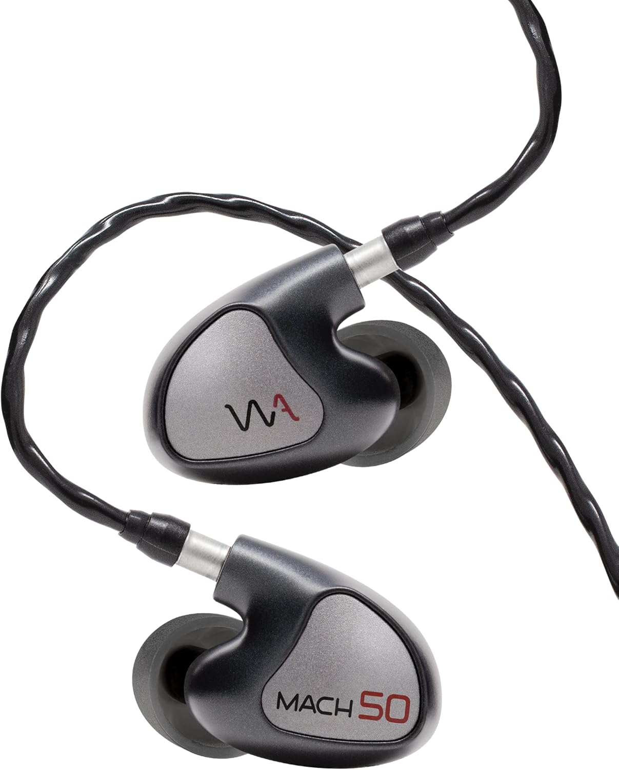Westone Audio MACH 50 Universal IEM 3-way, 5-Driver IEMs, Gray, Black
