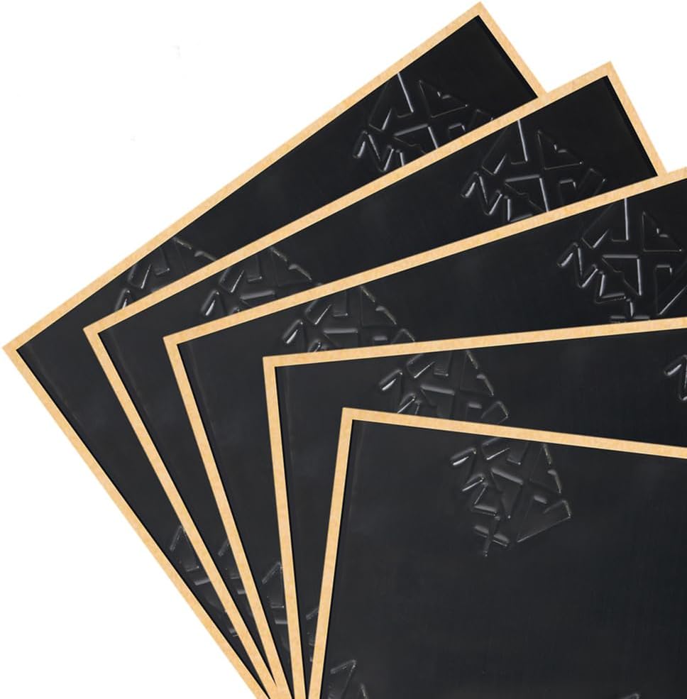 NVX SDBPRO20 PRO Ultra Thick Stealth Black Sound Deadening Material - 20 Sq Ft (5 Sheets, 18