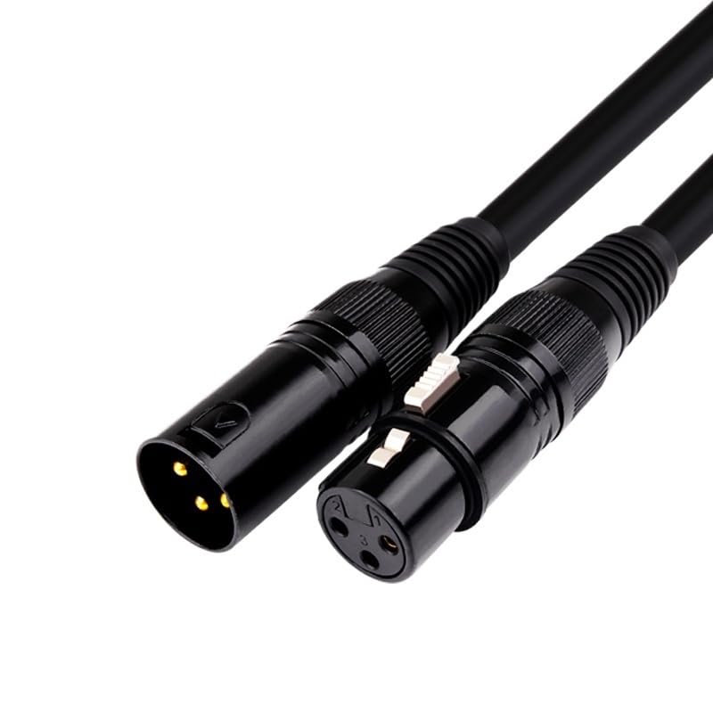 Cable Male to Female HiFi hi/*gh Quailty 3 Pin XLR Male to XLR Female Audio Cable Microphone Extension Cable(1PCS,20m)