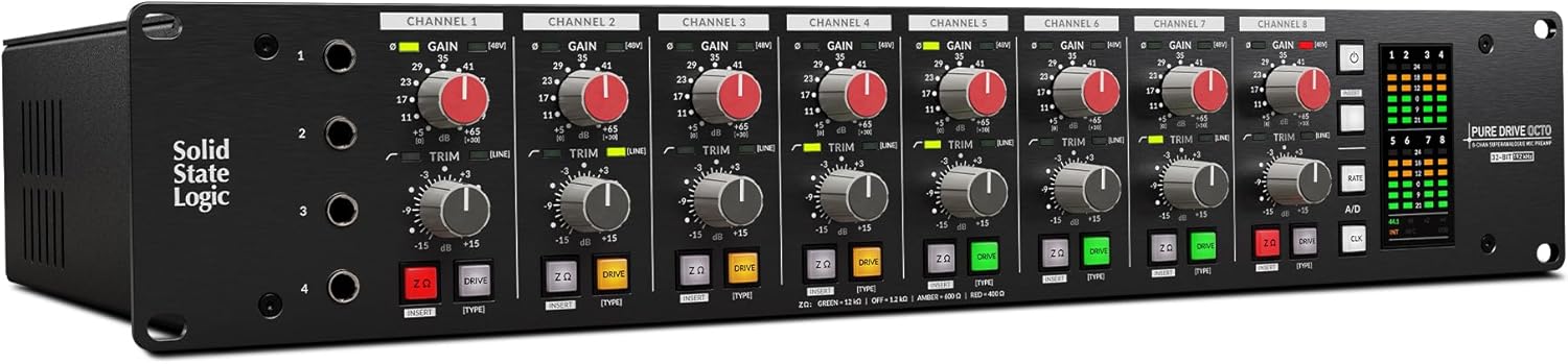 Solid State Logic PureDrive Octo 8 Channel Mic Pre