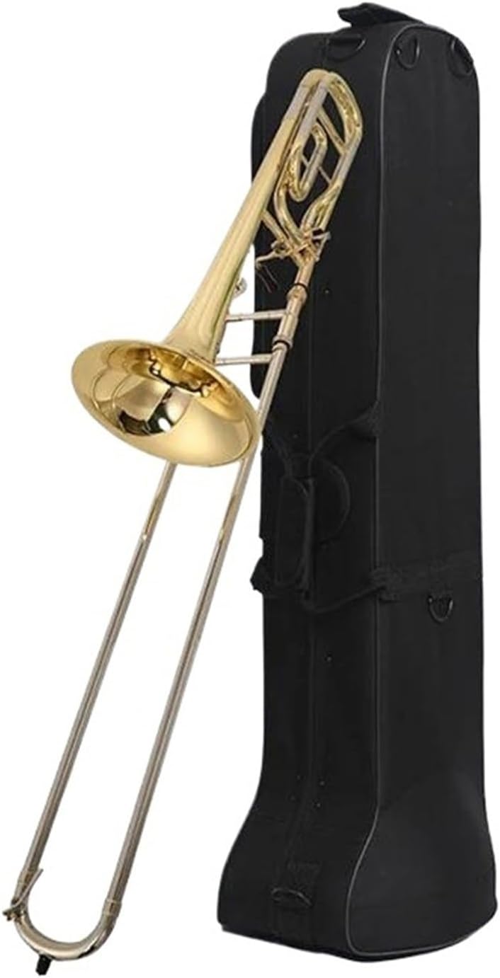 Professional Bass Trombone Gold Brass Instrument