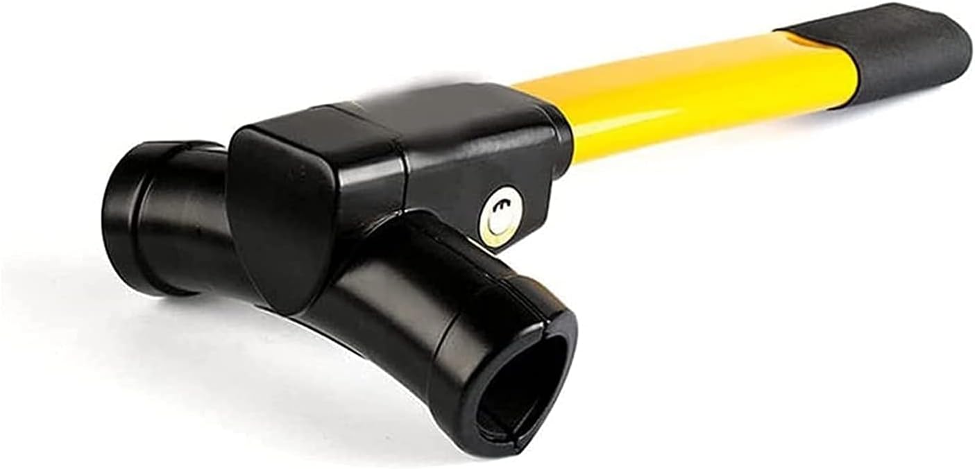 KouRy Keeping Universal Security Anti Theft Heavy Duty Van Car SUVs Rotary Steering (Yellow)