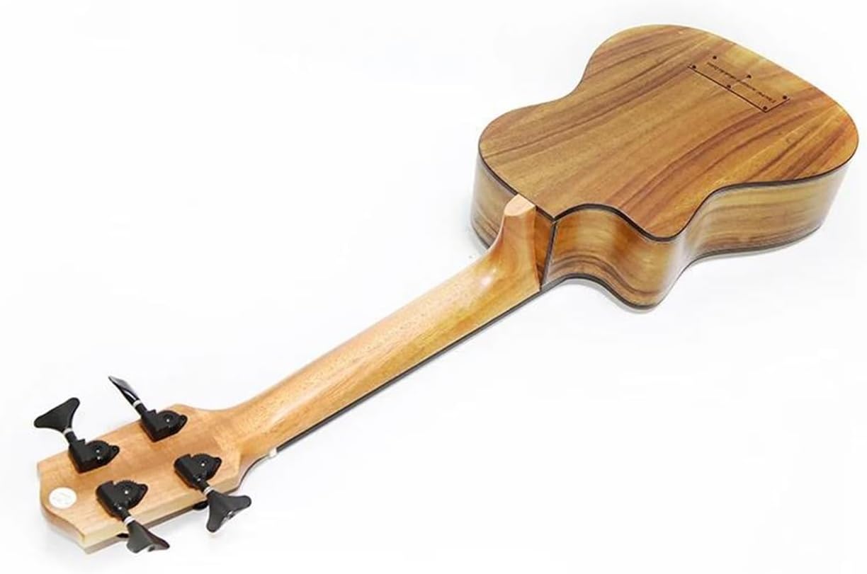 Adult Ukulele Acoustic Electric Solid Spruce Fretless Ukulele Bass 30 Inch Guitar 30 Inch 4 String Mini Electric Guitar Pickup