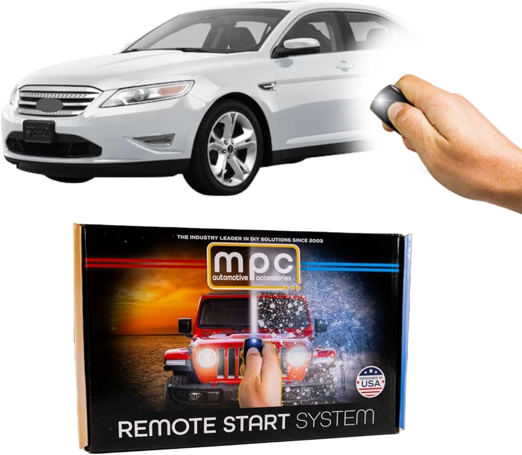 MPC Complete Factory Remote Activated Remote Start Kit Compatible with 2010-2012 Ford Taurus - Firmware Preloaded - FlashLink Updater