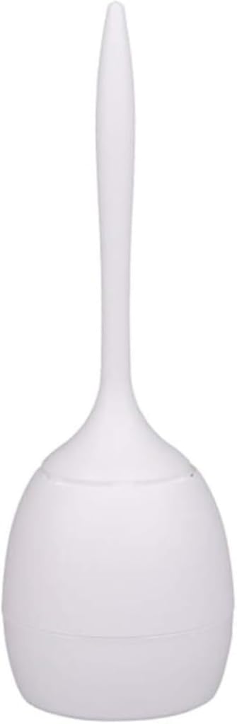 Toilet Brush Toilet Brush PE Toilet Brush Set Long Handle Toilet Bowl Brush Bathroom Toilet Cleaning Brush Loo Brush and Holder Toilet Brush and Holder (Color : White) (White)
