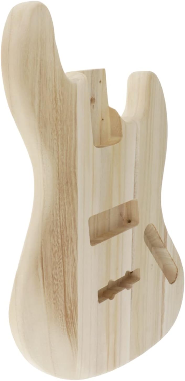 Unfinished Guitar Body DIY Unfinished Bass Body Replacement for Making Kit Guitar DIY Accessory