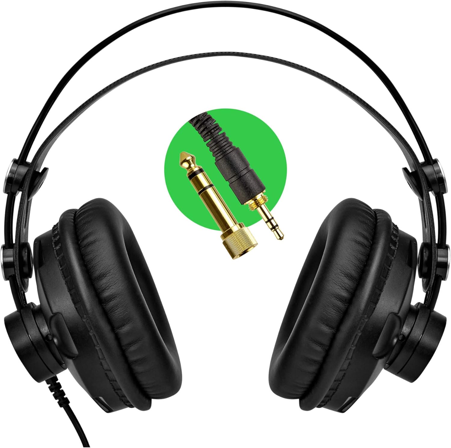 PreSonus Eris 3.5 3.5-Inch Low-Frequency Driver Media Reference Monitor with RF Interference with Full-Sized Headphones, Isolation Pads and Breakout Cable