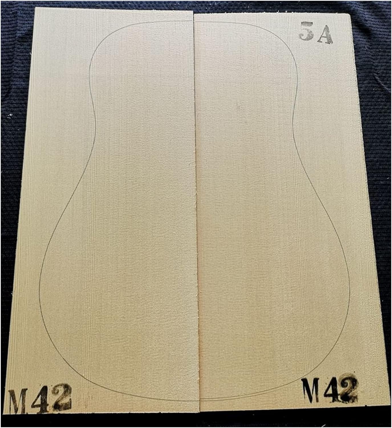 FLFL Spruce Guitar Panel Veneer Material for Making Guitar Panel Unfinished Guitar Kit (Color : 19)