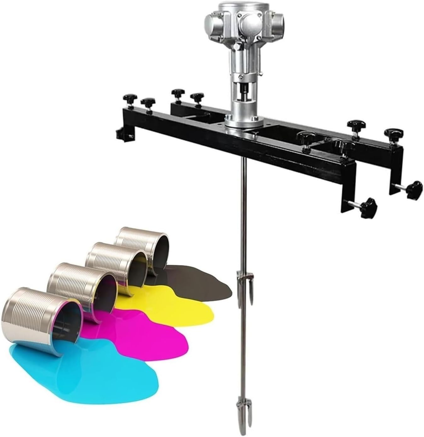 Air Agitator, Pneumatic Tank Mixer Machine, Paint Stirring Machine, Folding Propeller, with Support Hanger Paint Mixing Equipment