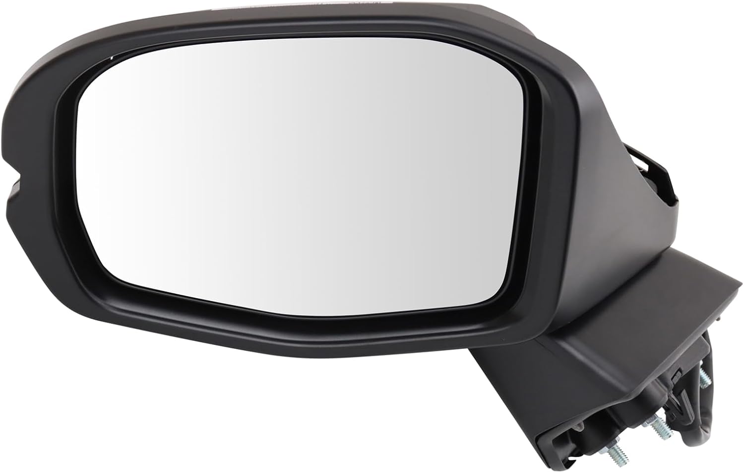 TRQ Driver Side Power Heated Mirror with Turn Signal Smooth Black Compatible with 2023-2024 Honda CR-V Hybrid Sport Touring HO1320361