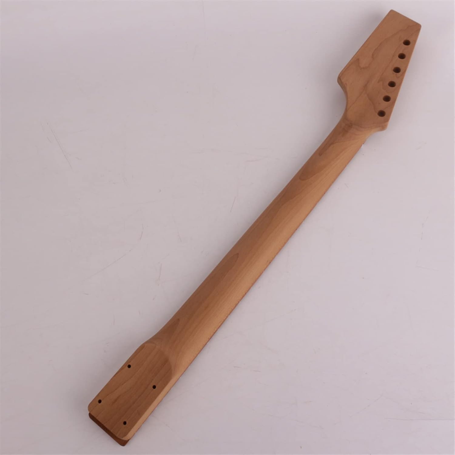 DIY Electric Guitar Kit Unfinished Maple Neck Fretboard Mahogany Body 22 Frets for Tele Electric Guitar Kit DIY (Color : 01)