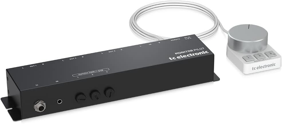 TC Electronic Monitor Speaker and Subwoofer Part, Silver/Black Pilot