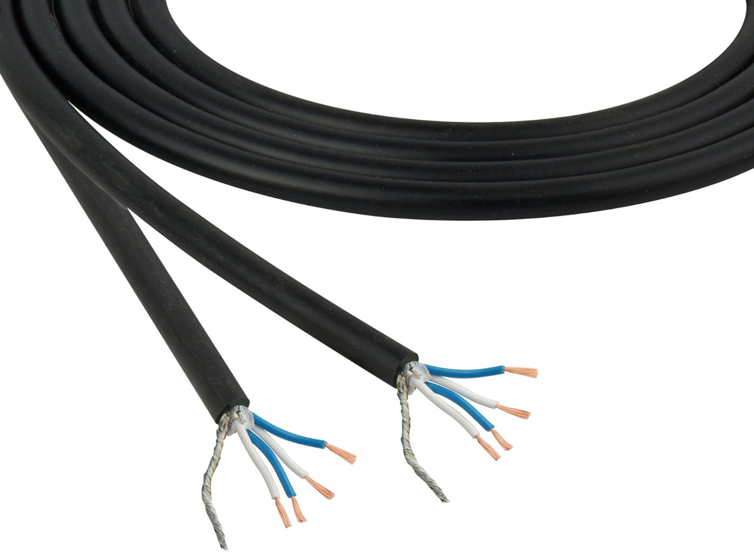 CANARE L-4E6S Microphone Cable, Quad Core, Black Bulk (60 feet)