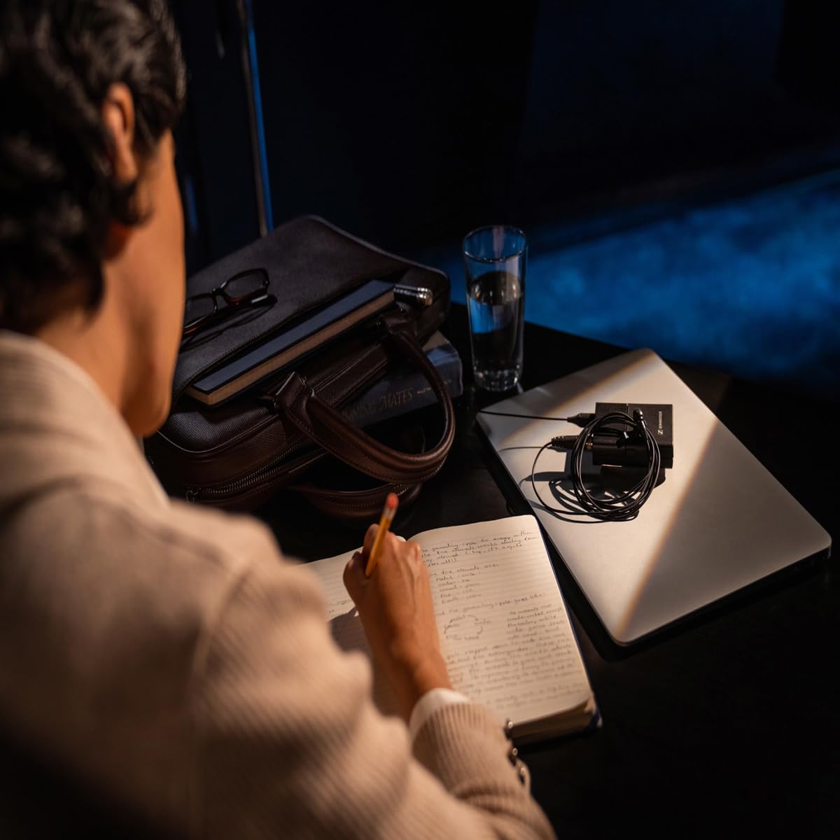 Sennheiser Pro Audio EW-D ME2 Lavalier Microphone Set, XLR Connectivity, 56 MHz Bandwidth, Automated Setup, UHF Transmission, Noise Elimination, Interference Reduction, Reliable Connections