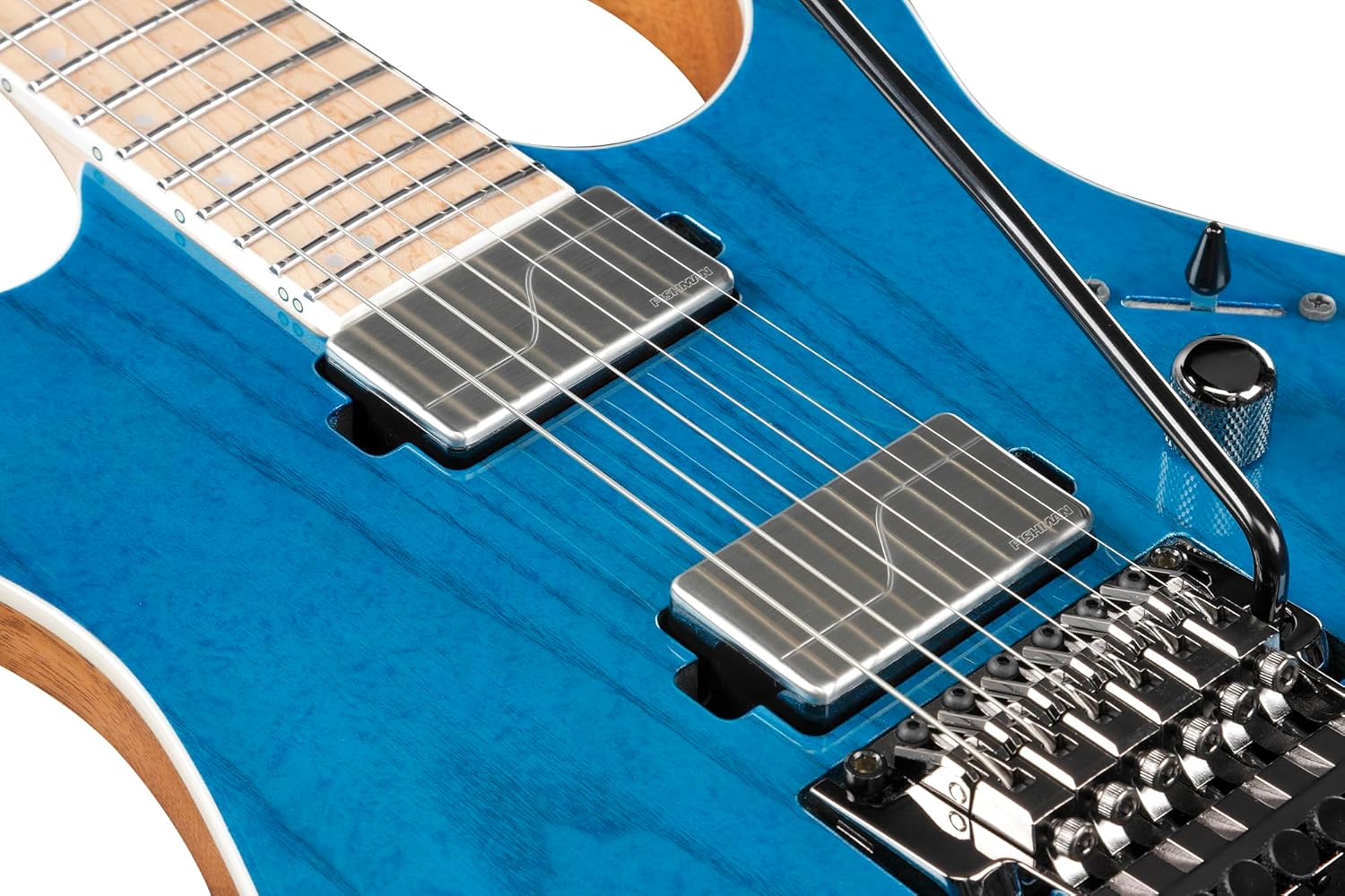 Ibanez RG5120M RG Prestige Electric Guitar - Frozen Ocean Bundle with Hardshell Case, Tuner, Cable, Picks, Austin Bazaar Instructional DVD, and Polishing Cloth