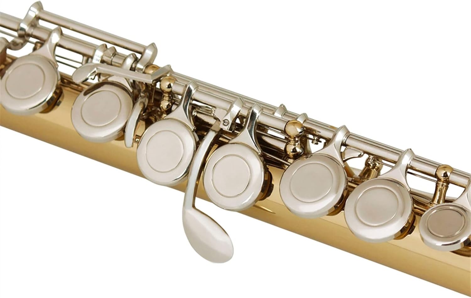 TSTS Flutes Musical Instrument 16 Hole Flute Golden Silver Key Flute with Storage Box Accessories Professional Woodwind Musical Instrument