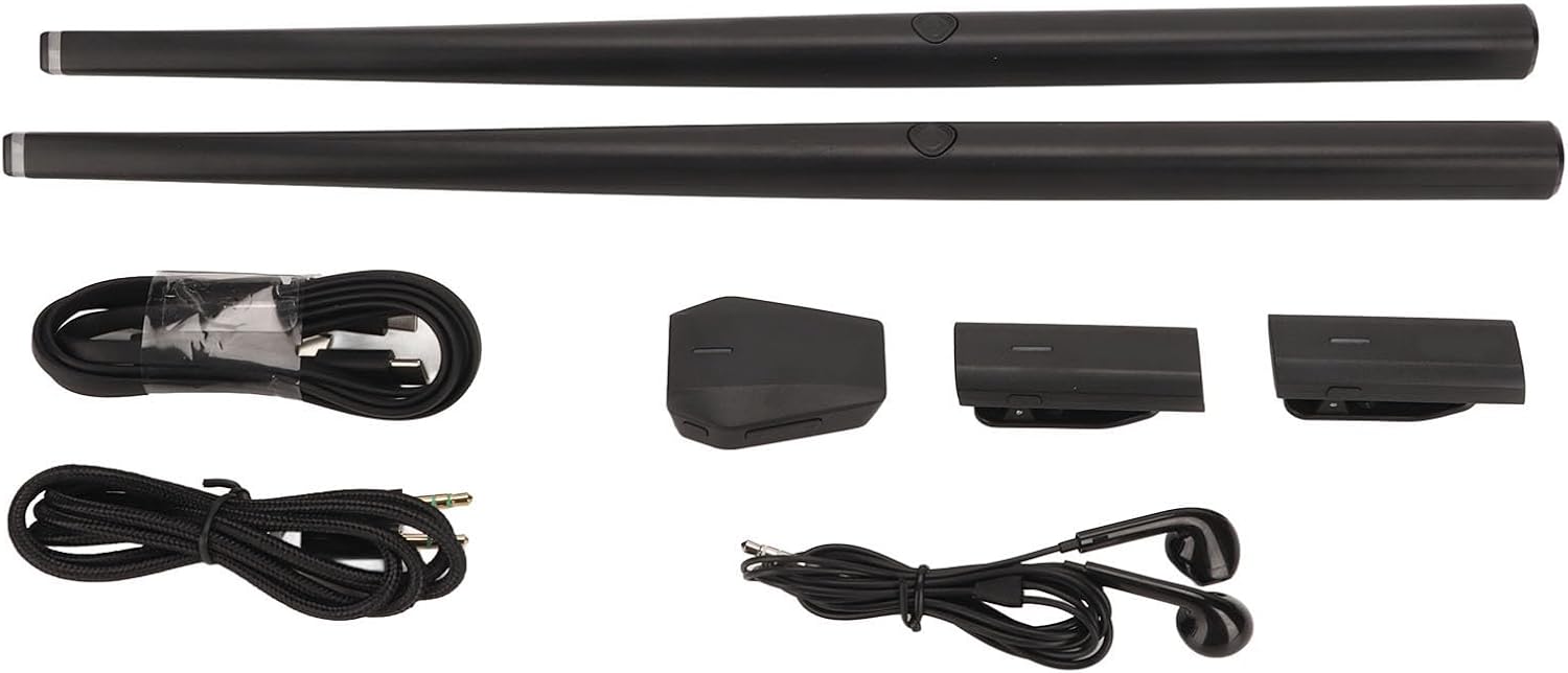 Air Drum Sticks Portable Virtual Drum Set Digital Percussion Machine air drum wand Easy to Use electric drum set No Noise, Compatible virtual drum kit for adult Drum Sets