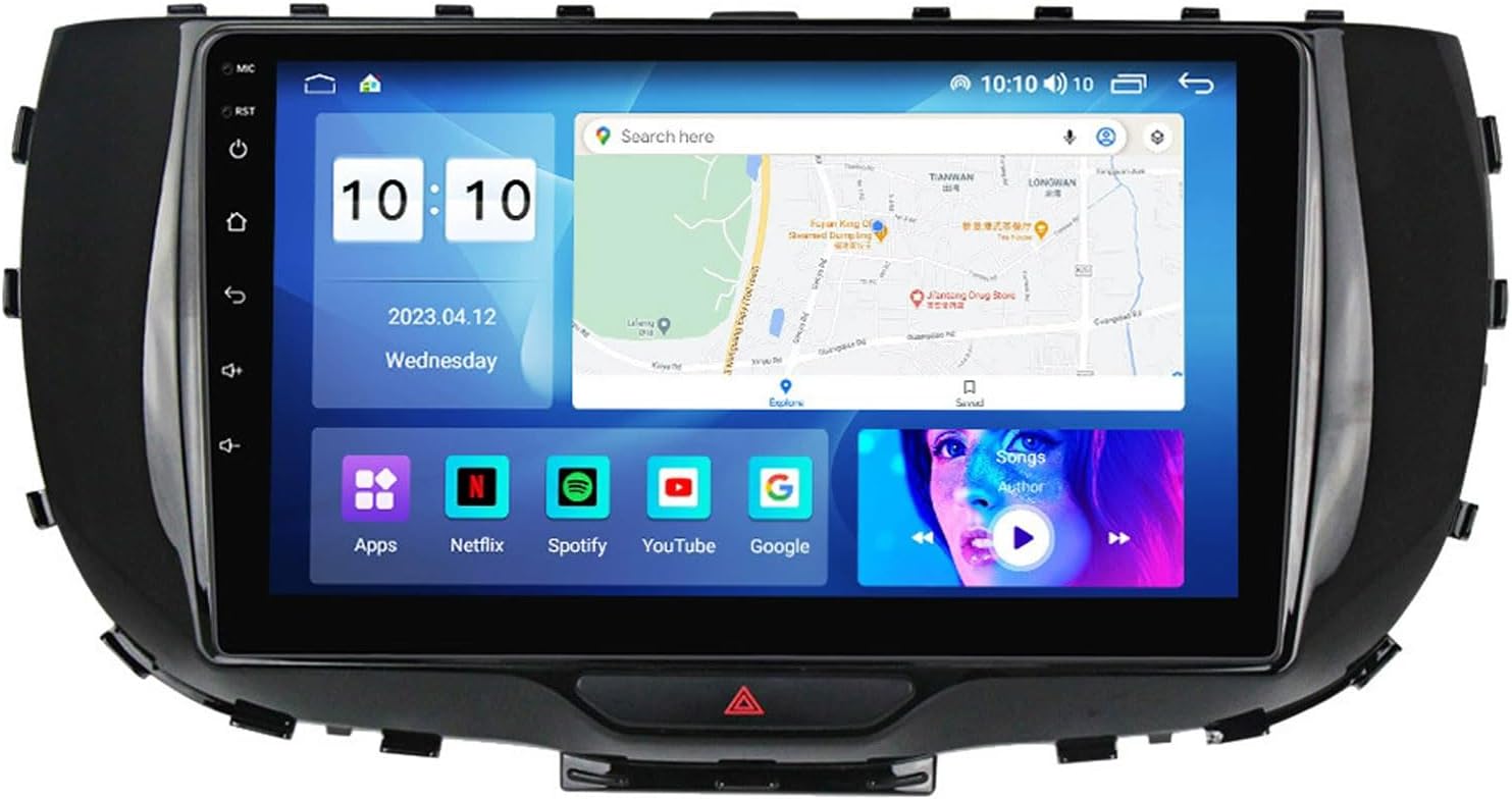 Bluetooth 5G WiFi Car Stereo for KIA Soul 2019-2020 Support Steering Wheel Control Android Auto DSP FM/AM RDS Radio for 9 inch Android 12 Car Radio