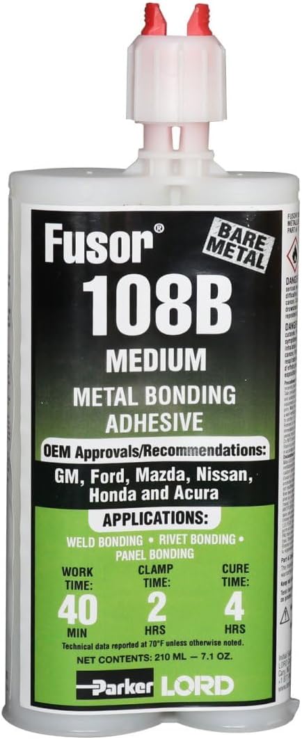 Lord Fusor 7.6oz Metal Bonding Adhesive (Medium) - 108b