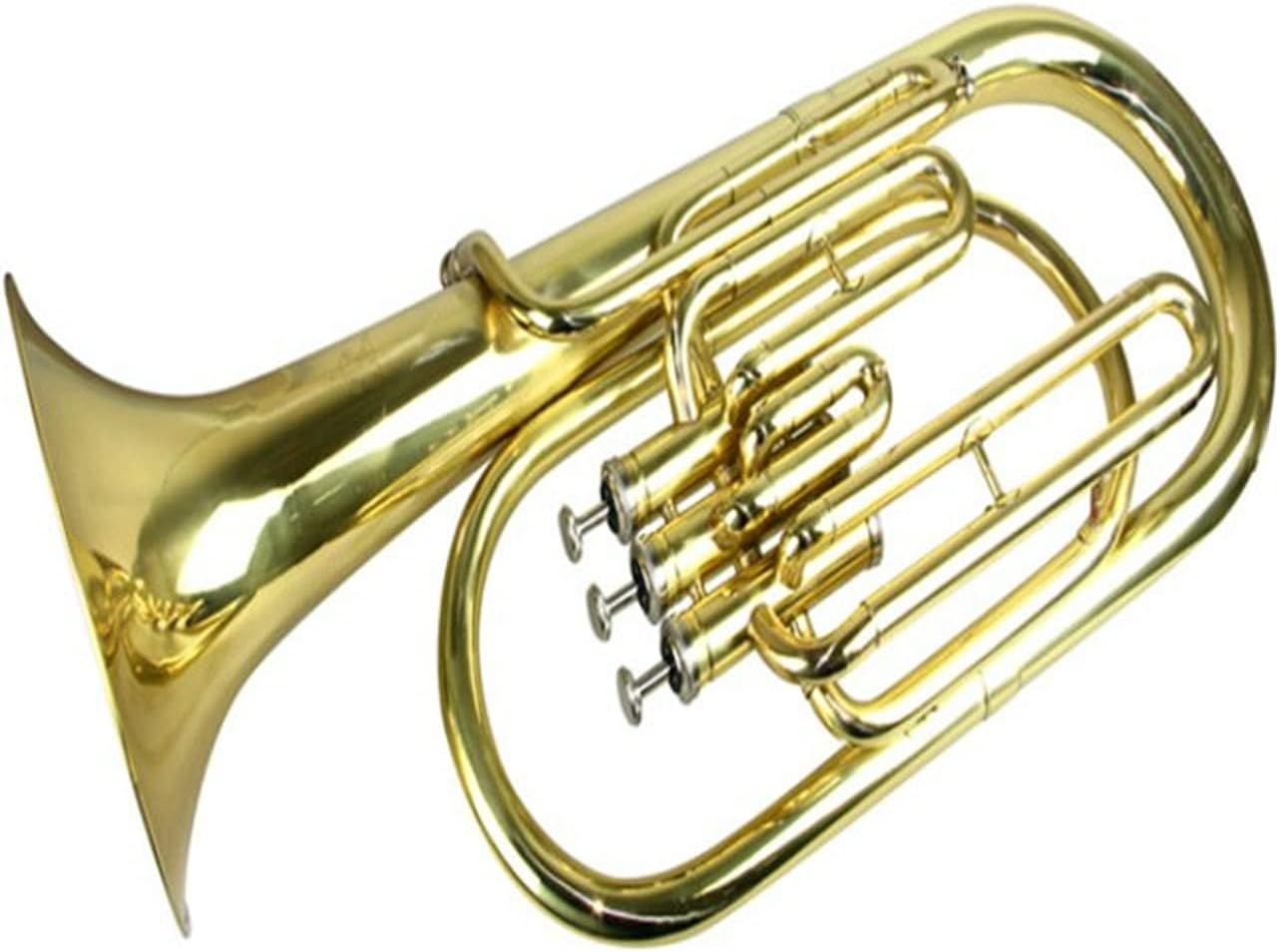 Euphonium B Flat Yellow Brass Finishing Euphonium