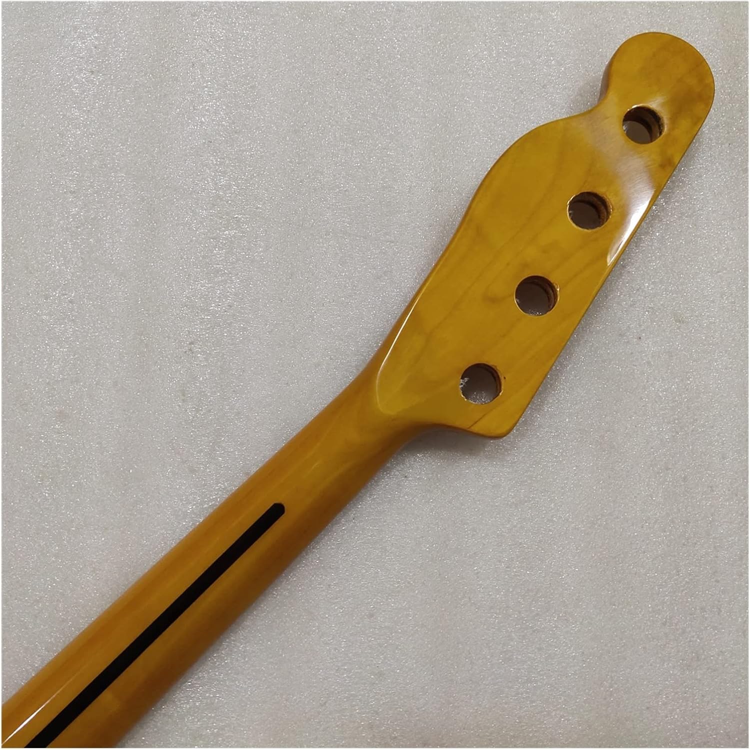 DIY Guitar Neck Maple 20 Frets for TL Bass Guitar Neck Part 4 String Maple Fingerboard Bass Neck Yellow Guitars Parts