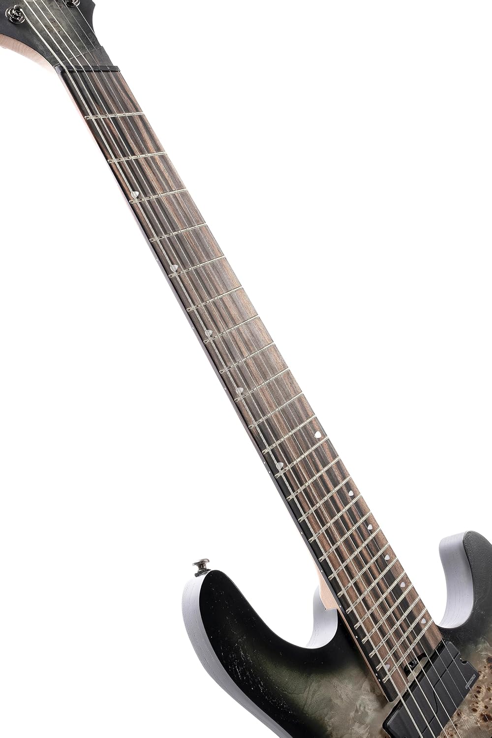 Cort KX Series 507 Multi-Scale 7-String Electric Guitar, Star Dust Black Finish