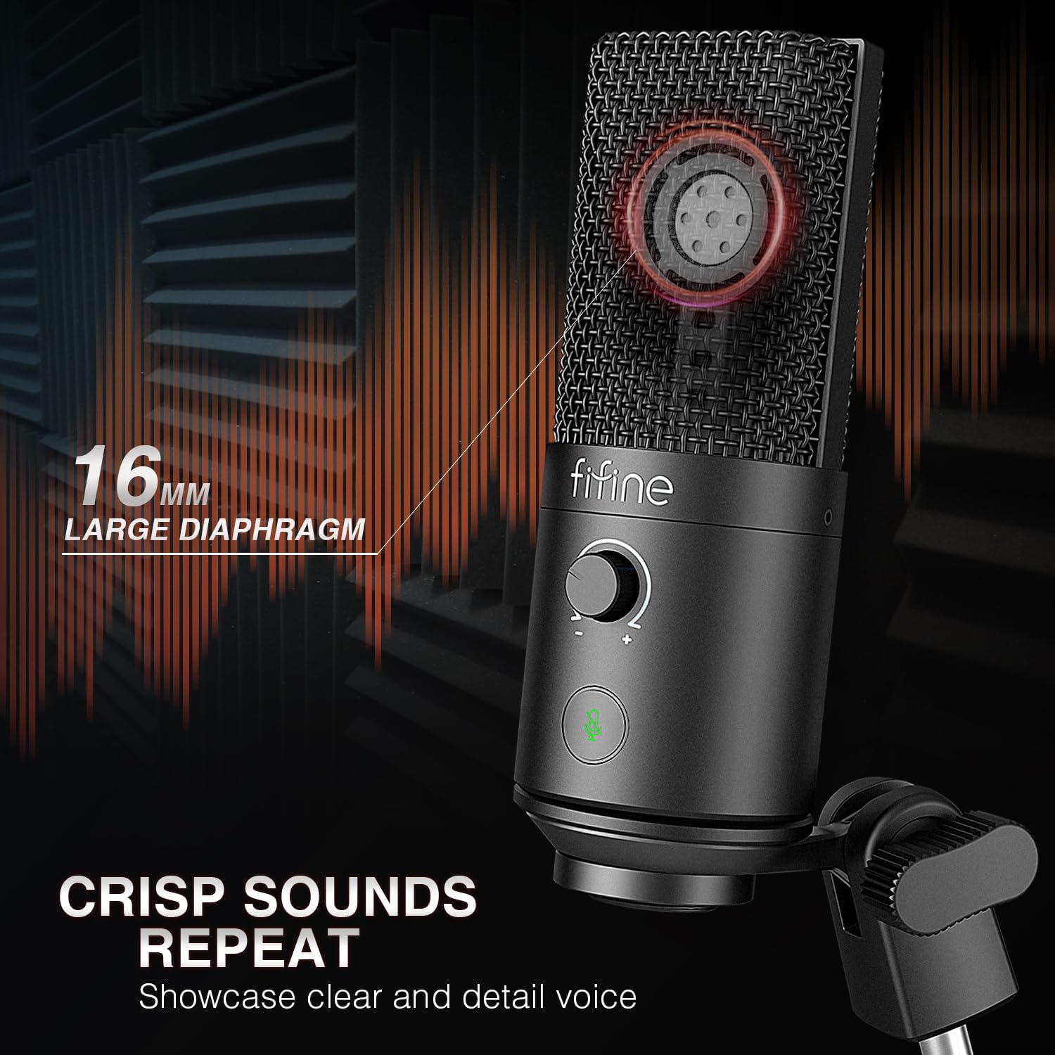 FIFINE Computer Recording Microphone and Gaming Headset Pack,USB Condenser Microphone Arm Kit with Tap-to-Mute,Volume Control,Streaming Headset for Gamer with Detachable Mic for PS5/PS4(T669PRO1+H9)