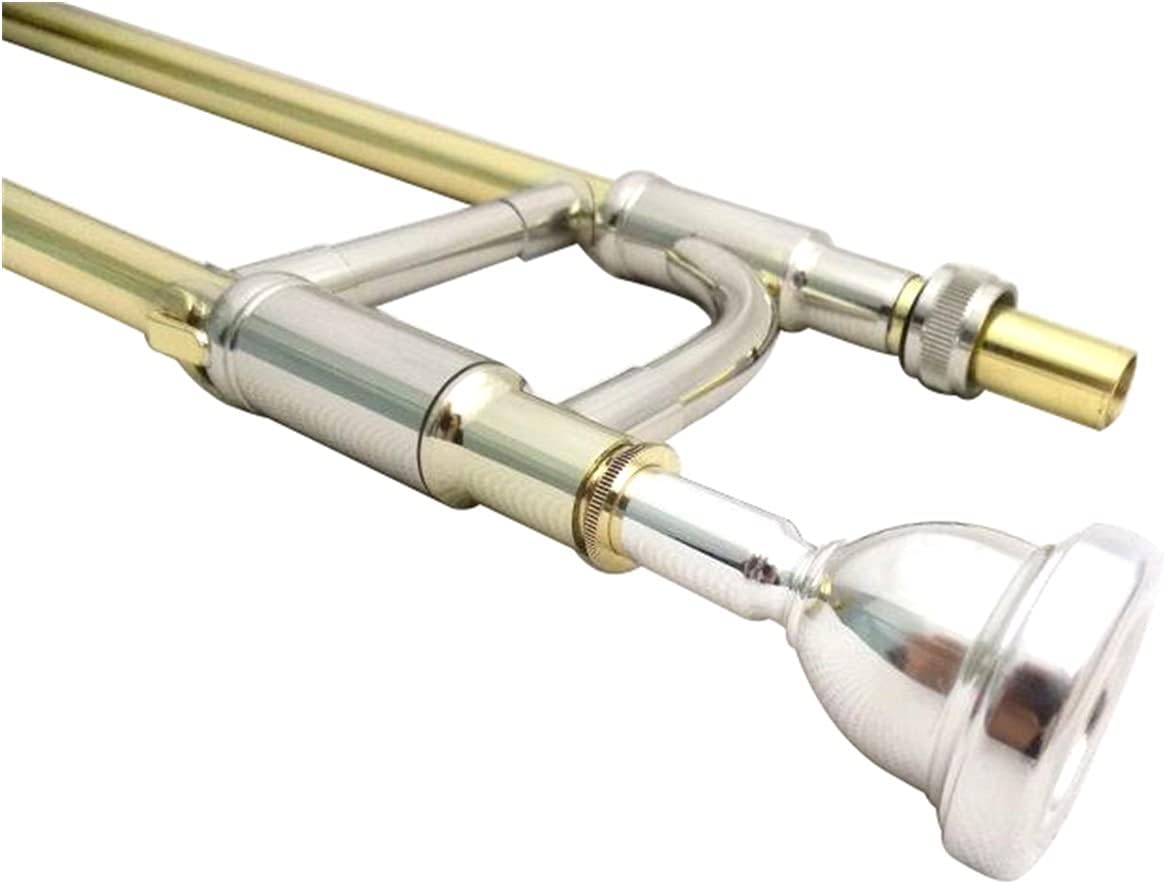 Student Trombone EB Alto Trombone with Case Mouthpiece Yellow Brass Trombones Musical Instruments Trombone Kit