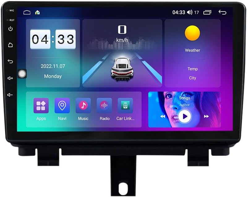 Android Car Stereo for Audi Q3 2013-2019,9 inch IPS Touchscreen with Upgrade Wireless CarPlay & Android Auto,WiFi/GPS,Support SWC and Subwoofer,8-Core 8G+256G