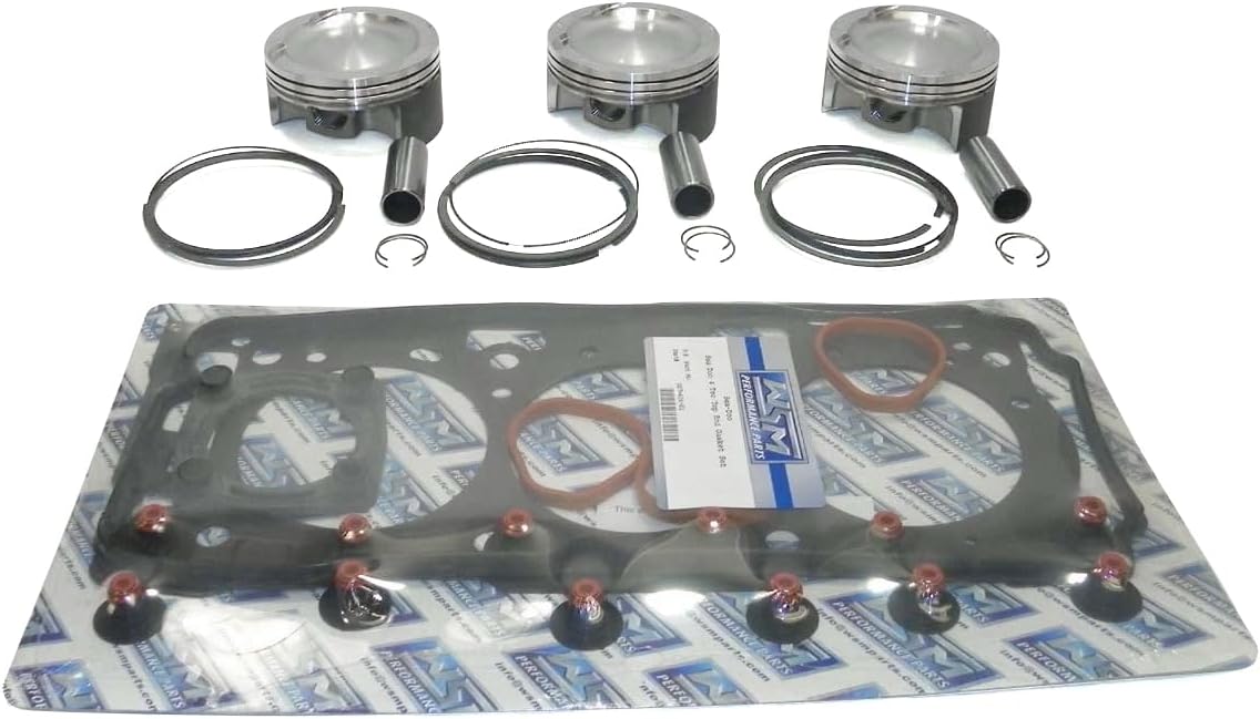 WSM 010-862-14 WSM TOP END REBUILD KIT: SEA-DOO 4-TEC 215/255 HP 1MM OVER
