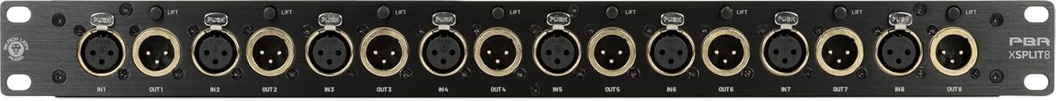 Black Lion Audio PBR Xsplit8 Passive 8 Channel XLR Mic Splitter