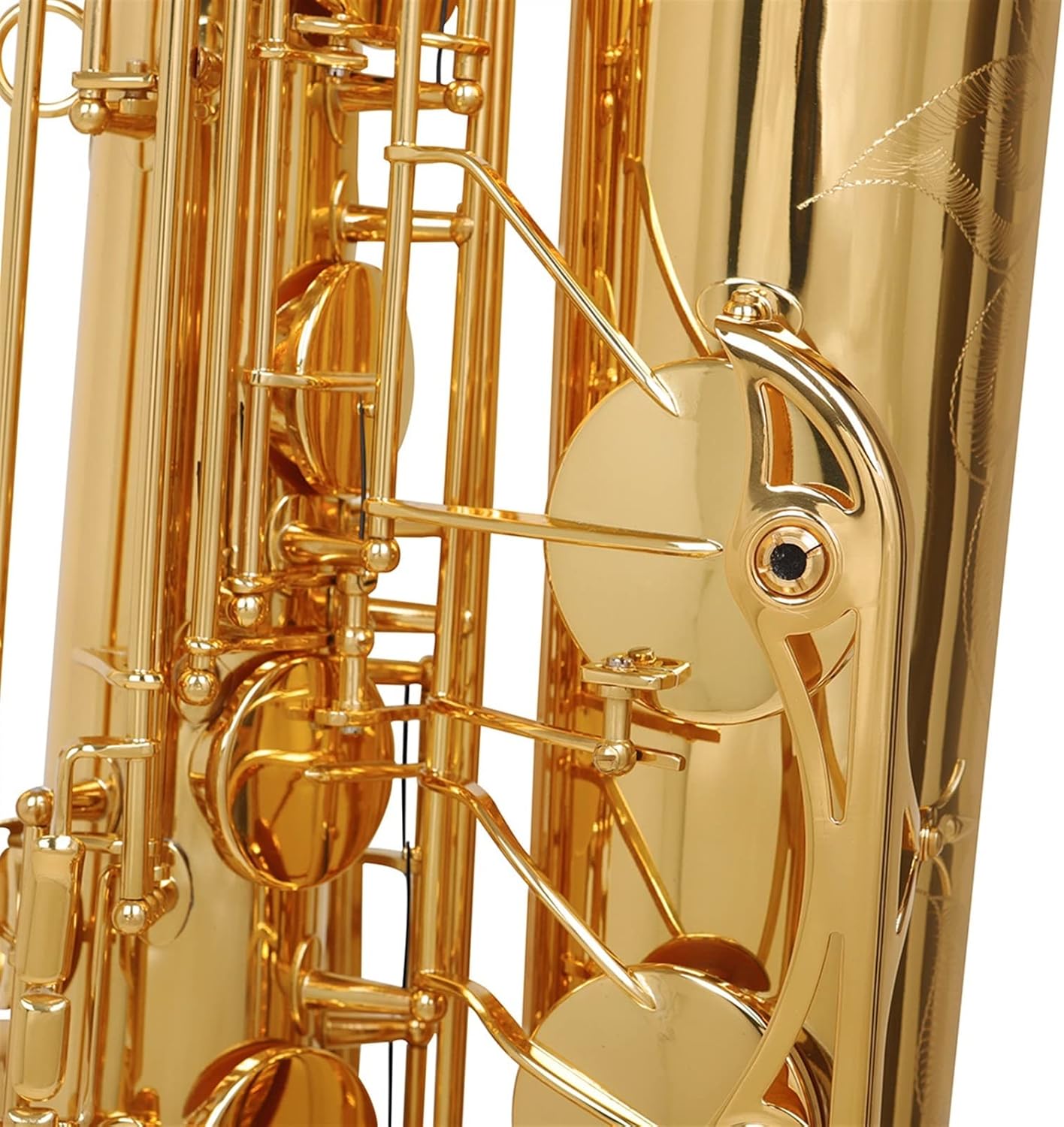 Baritone Sax E-Flat Brass Body Carving Professional Grade Examination Playing Saxophone