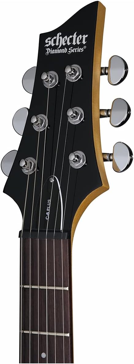 Schecter C-6 Plus Solid-Body Electric Guitar, EM