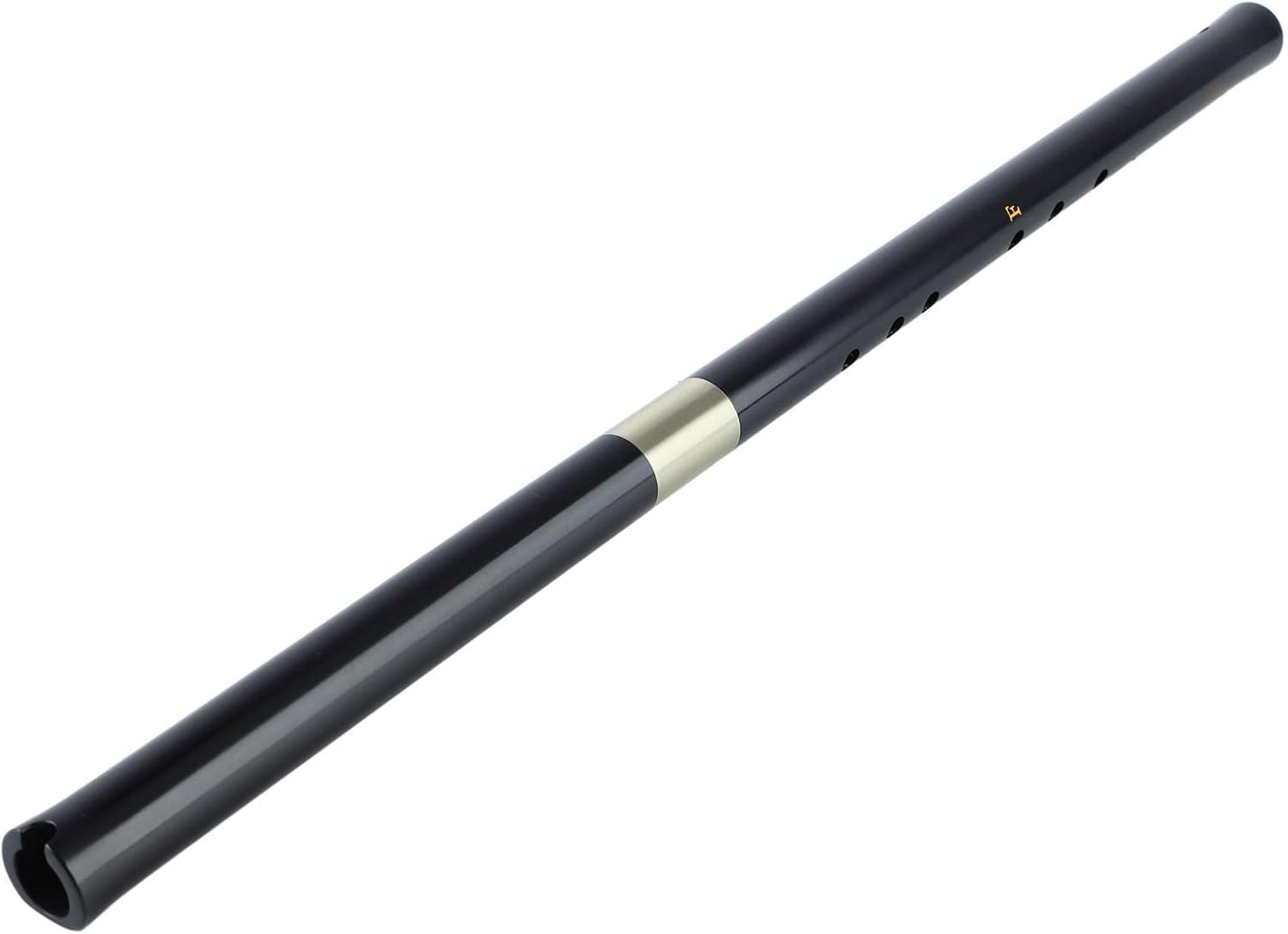 Vertical Flute 8 Hole Woodwind Musical Instrument Traditional Rosewood Flute for Musicians Performances (F Key)