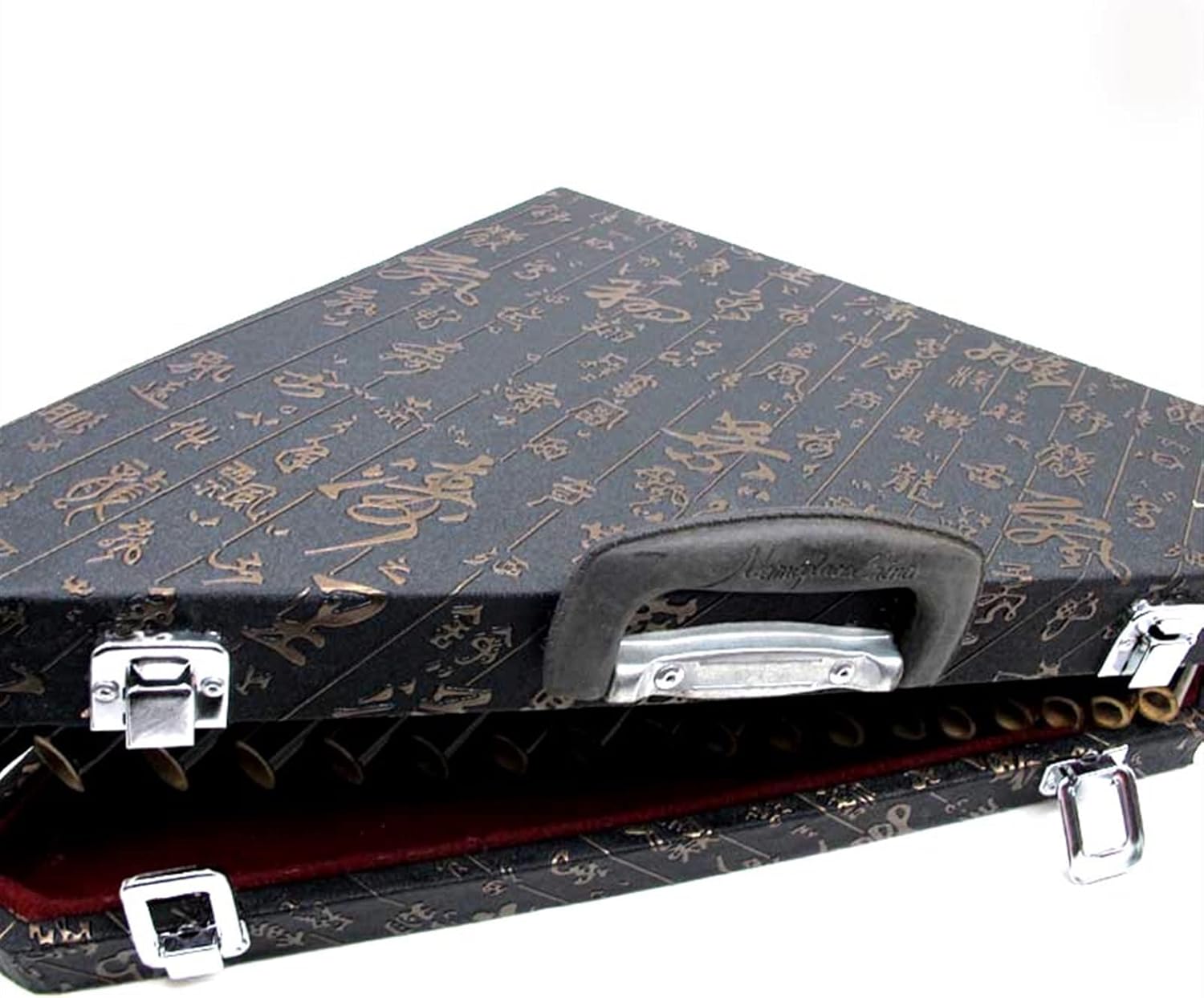 Purple Bamboo 15-Pipe D-Key Panpipe National Wind Instrument